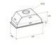 Витяжка повновбудована VENTOLUX BOX 60 X (700) PB BOX 60 X (700) PB фото 7