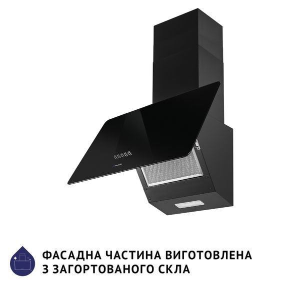 Витяжка декоративна похила Minola HDN 5224 BL 700 LED Витяжка декоративна похила Minola HDN 5224 BL 700 LED фото