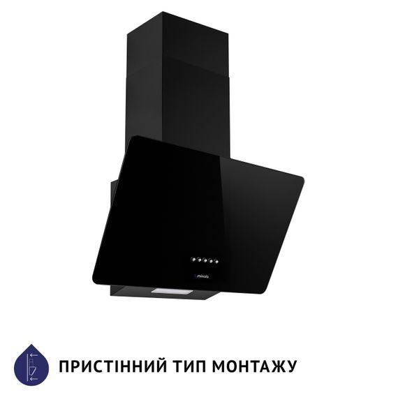 Витяжка декоративна похила Minola HDN 5224 BL 700 LED Витяжка декоративна похила Minola HDN 5224 BL 700 LED фото