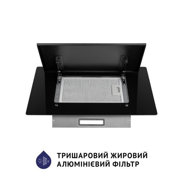 Витяжка декоративна похила Minola HDN 6124 BL LED HDN 6124 BL LED фото